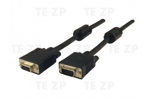 Kabel przedłużacz SVGA DB15M HD-DB15F HD 1,8 m; kod 2400